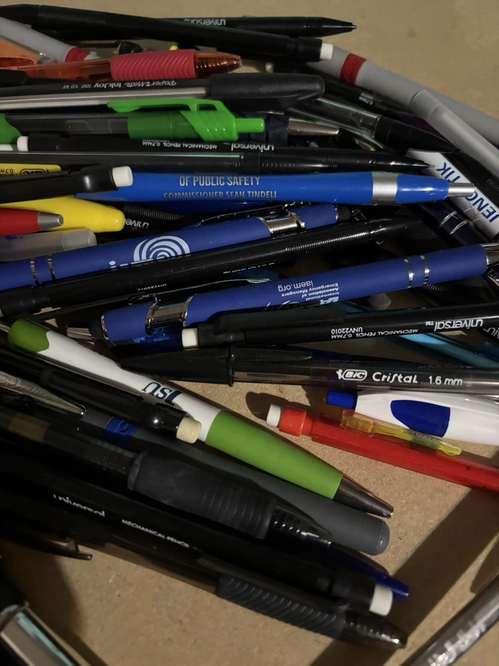 Assorted Pen Lot (250 count) Of Ball Points, Advertising, Etc. Huge Variety. 5lb - Image 3 of 4