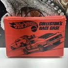 Vintage 1973 Hot Wheels Mattel Red Collectors Race 12 Car Case M590