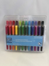 Artist's Loft 24 Color Dual Tip Permanent Markers - New