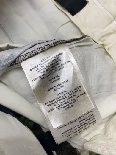 FENDI/Fendi/No-Tuck Shorts/Size 44/Cotton/GRN/All-Over Print/12CPF-20-625 thumbnail 5