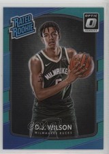 2017-18 Panini Donruss Optic Rated Rookie Aqua Prizm 8/25 DJ Wilson #184 0wg1