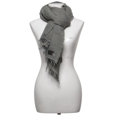 Schal, Damen, Acryl/Alpakawolle/Modal, Grün, Einfarbig, 192 cm, 65 #ACz