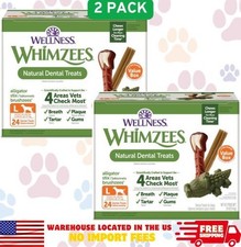 WHIMZEES Variety Value Box Large Dental Dog Treat, Grain Free, 2x24 Count