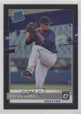2020 Panini Donruss Optic Rated Rookies Black Prizm 7/25 Bryan Abreu #31 05db