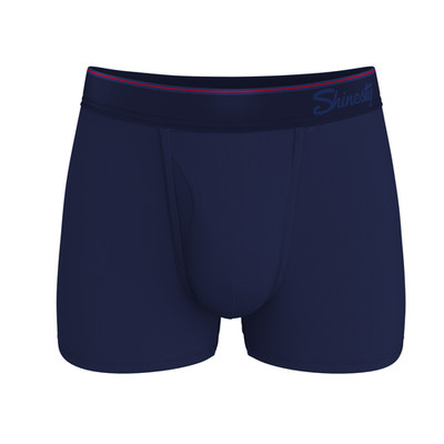 Shinesty ''Blueberry Pie'' Red Tip Navy Ball Hammock  Pouch Trunks Underwear