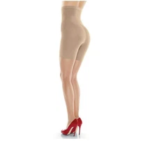 Assets By Spanx Women’s Nude Size 3 Hi Waist Mid Thigh Shaper Shaping NEW