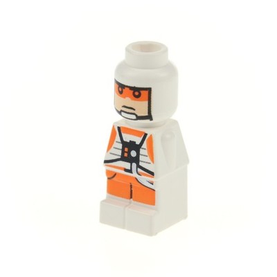 1x Lego Micro Figur Star Wars Rebel Pilot weiß Spielfigur 3866 85863pb076
