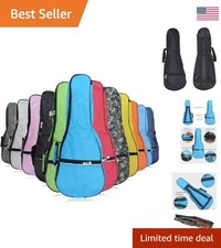 Lightweight 21in Ukulele Case with Shoulder Strap - Waterproof  Colorful