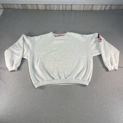 Vintage Marlboro Unlimited Sweatshirt Mens Large Gray Fleece Salamander Logo 90s