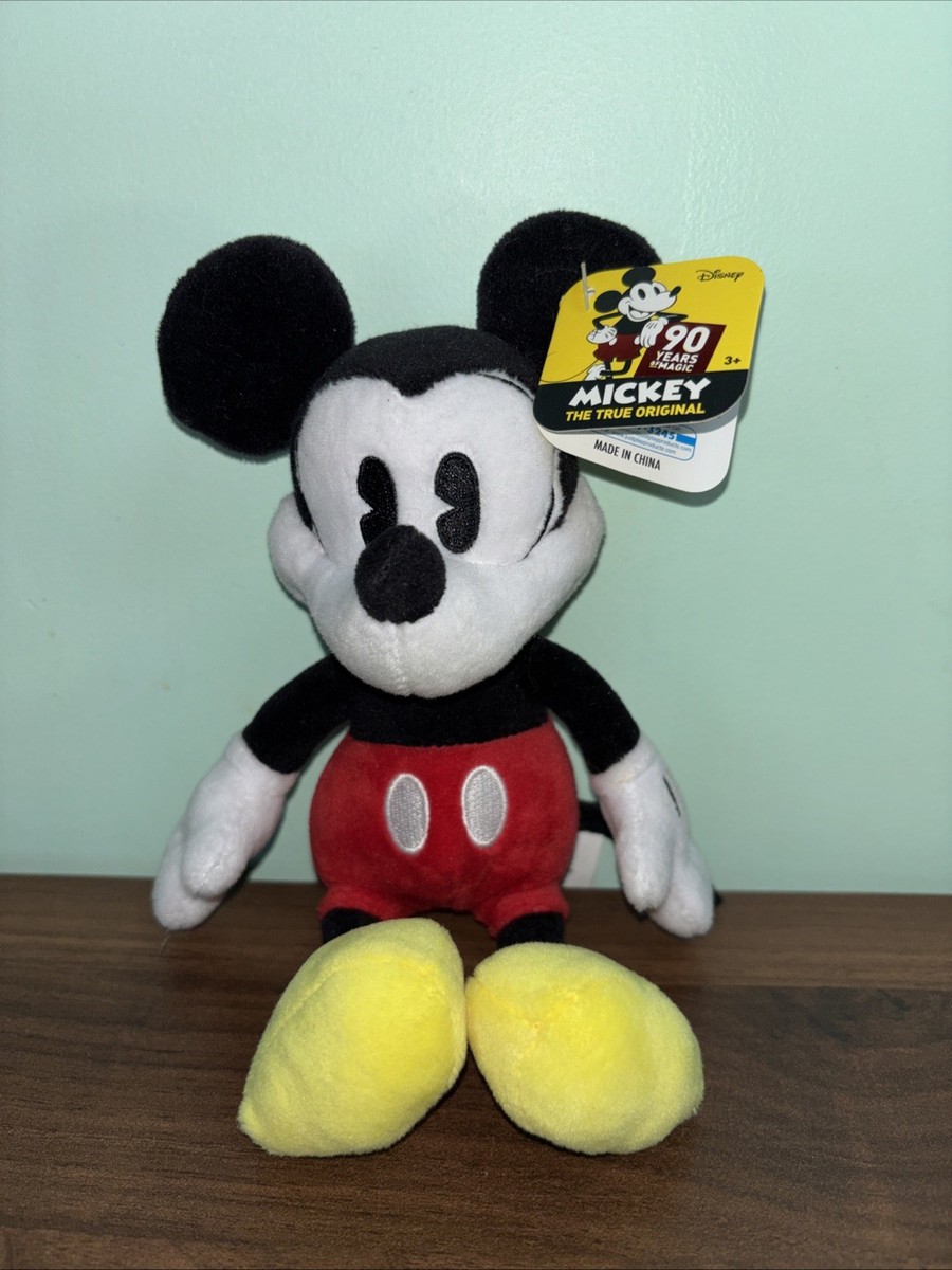 Mickey Mouse 90th Anniversary Bean Plush Pie-Eye Mickey Vintage