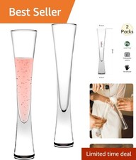 Elegant 145ml Crystal Prosecco Glasses - Handcrafted for Unforgettable Moments
