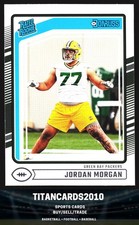 Jordan Morgan 2024 Panini Donruss Rated Rookie RC Green Bay Packers #370