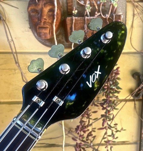 Vntg 1960's VOX Astro IV Bass + Case Strap Case Candy USA SELLER Free Ship!! WOW - Picture 10 of 22