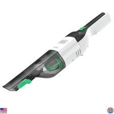 BLACK+DECKER 8V MAX reviva Handheld Vacuum, Cordless, Transparent Dustbowl