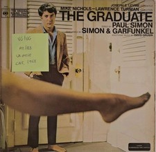Simon & Garfunkel The Graduate Vinyl Record LP VG/VG CBS 70042 1968