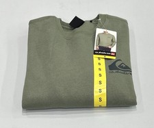 Quiksilver Mens Crew Neck Sweatshirt, Green, ...