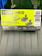 New RYOBI PSK1212SB ONE 18V Lithium battery Charger starter Kit set NIB 4AH 2AH