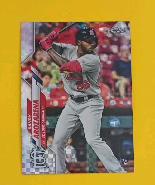 2020 Topps Chrome - Randy Arozarena #49 Refractor Squares (RC)