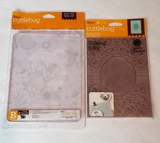 Mixed Lot Of Embossing Folders By: Love Nicole, Darice And Cricut Cuttlebug