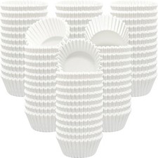 1000 PCS Mini Cupcake Liners White Muffin Baking Cups Greaseproof Wrappers