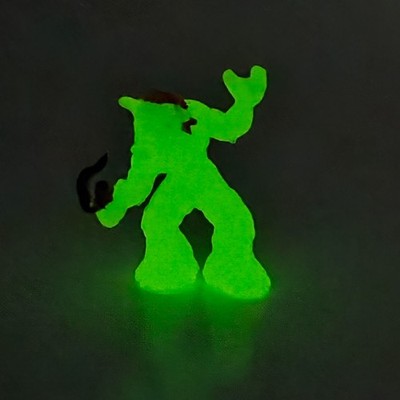 VINTAGE 1991 MATCHBOX MONSTER IN MY POCKET SUPER SCARY YAMA GREEN GLOW # 100