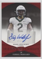 2022 Sage Aspire Red Terrel Bernard #ASP-TB Auto 2b2