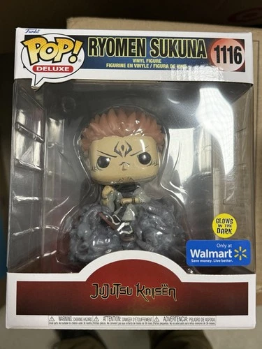 Funko Pop! Deluxe Jujutsu Kaisen Ryomen Sukuna Glow GID #1116 Walmart Exclusive