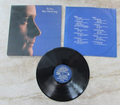 Phil Collins, Hello, I Must Be Going!, 1982 Vinyl LP Atlantic 80035-1 w Lyric EX