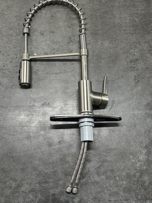 Kohler Stainless Steel Single Handle Pull-Down Kitchen Faucet Sprayer Excellent