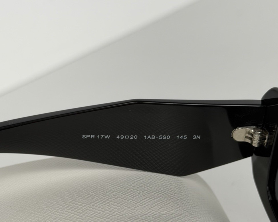 Prada PR 17WS Symbole Rectangular Sunglasses in B… - image 7