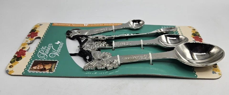 Novas colheres de medição "Cowboy Rustic" The Pioneer Woman - Conjunto de 4 - Imagem 3 de 4