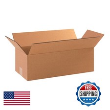 AVIDITI 18 x 8 x 6 Corrugated Cardboard Boxes Long 18L x 8W x 6H Pack of 25