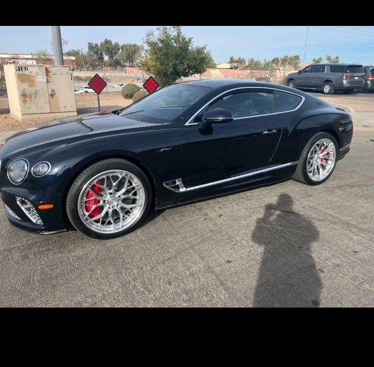 22' Polished AL 13 R80 3 Piece 2022 Bentley Continental GT Speed Wheels