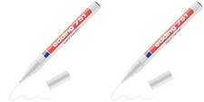 2x edding 751 Lackmarker weiß