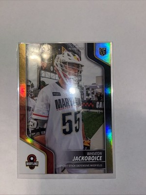 WHEATON JACKOBOICE 2024 Premier Lacrosse League PLL Flagship Yellow Parallel /49