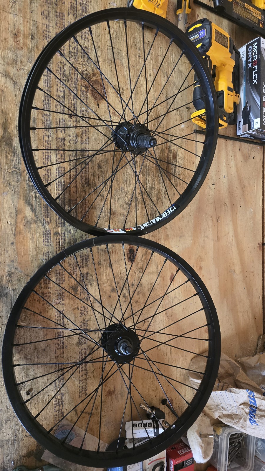 Weinmann 20" Wheelset With 9t Driver 20x1.75 36H Black Ops W