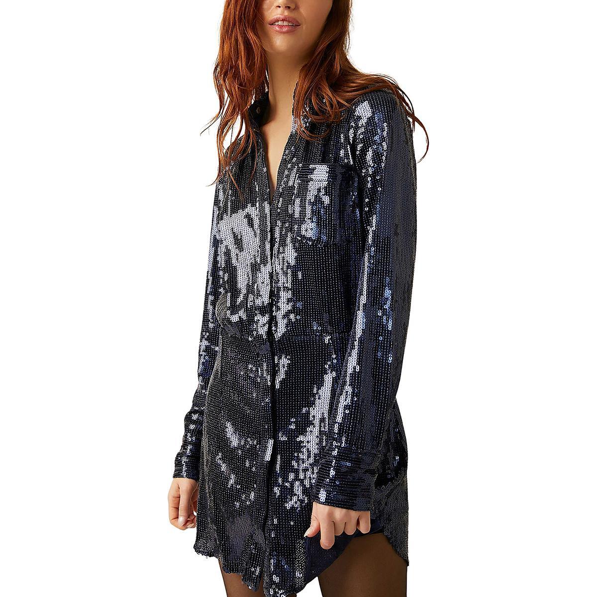 Женское платье-рубашка с воротником Sophie от Free People BHFO 3272
