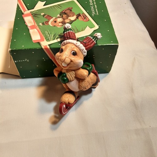 Vintage 1983 Skating Rabbit Hallmark Keepsake Ornament - Picture 8 of 8