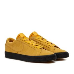NIKE SB ZOOM BLAZER LOW EU 42.5 Sneakers uomo suede scarpe giallo | eBay