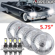 8pcs 5.75 5-34 Inch Round Led Headlights Hi-lo For Ford 500 1962-1974 Galaxie 8pcs 5.75 5-34 Inch Round Led Headlights Hi-lo For Ford 500 1962-1974 Galaxie