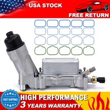 USA Upgrade Oil Cooler Filter Housing For 2011-2018 Chrysler Dodge Ram Jeep 3.6L