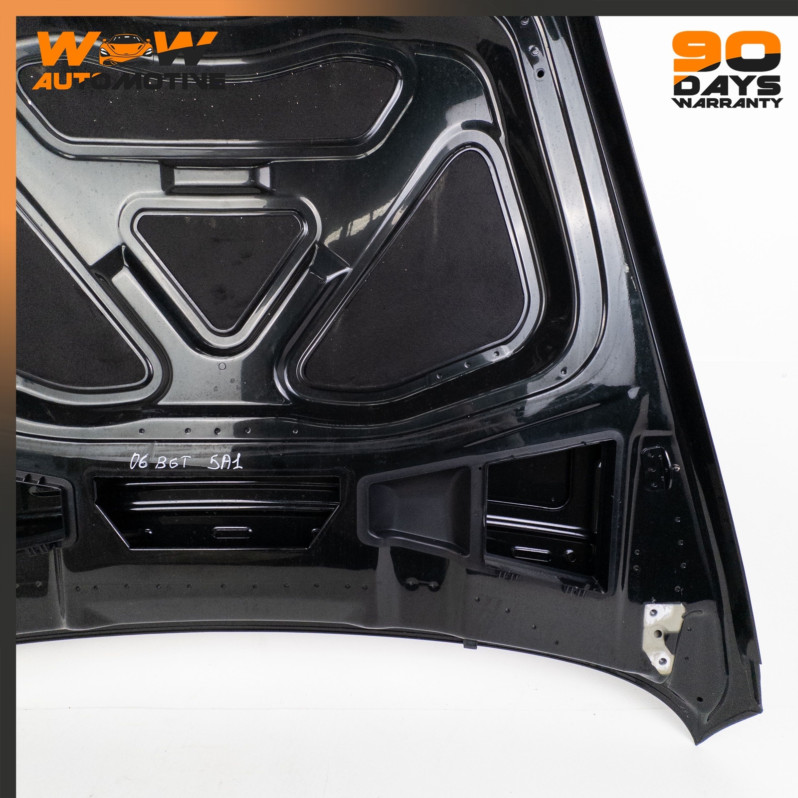 04-11 BENTLEY CONTINENTAL GT FRONT HOOD BONNET COVER PANEL ASSEMBLY BLACK OEM