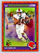 2024 Score Football Halloween Score-A-Treat Orange Pumpkin Cards YOU PICK