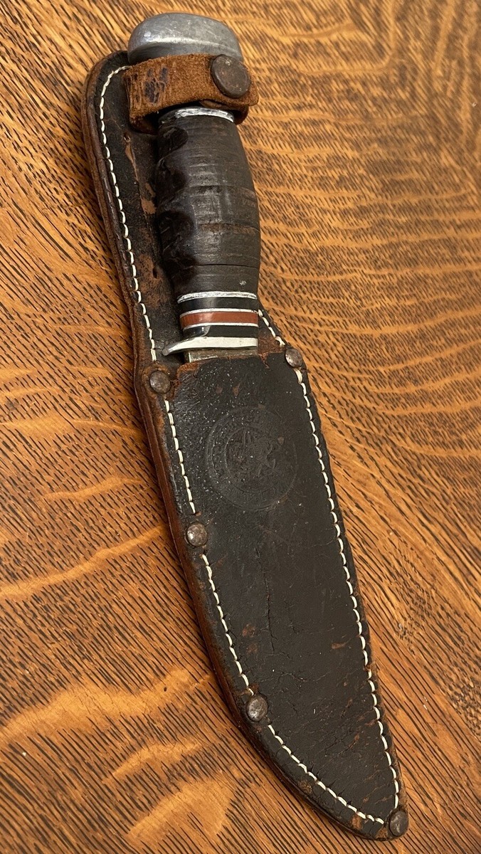 Vintage Dupont Remington RH-50 Sheath Knive Fixed Blade Vintage Dupont Remington RH-50 Sheath Knive Fixed Blade