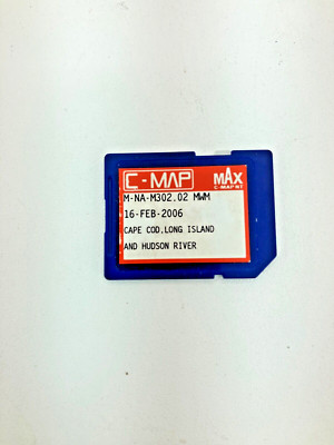 USED C-MAP NT MAX M302 Cape Cod - L.I., Hudson River SD Chart Chip