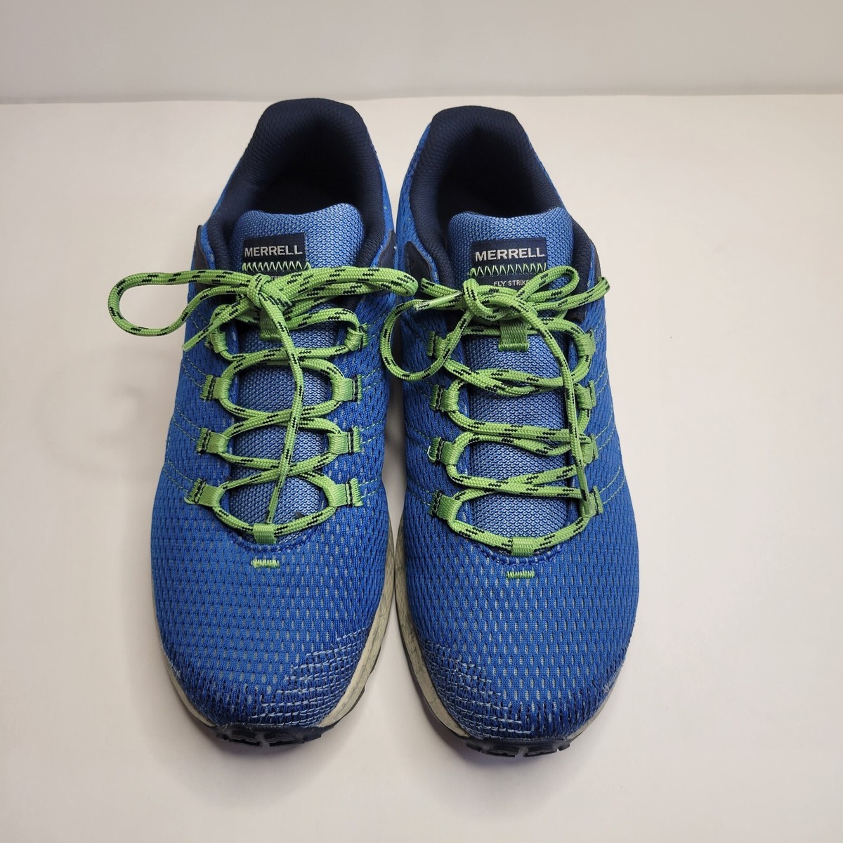 Merrell Fly Strike Blue Trail Running Shoe Men display picture 3