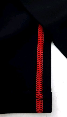 Louis Garneau LG Knee Warmers Black/ Red Sz XL/Extra Large Heatmaxx UPF 50 Pair - Picture 4 of 13