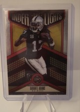 DAVANTE ADAMS 2023 LEGACY FOOTBALL UNDER THE LIGHTS INSERT LAS VEGAS DENTED CARD