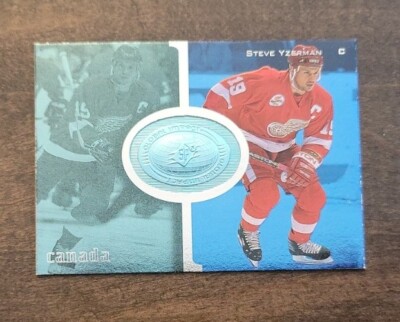 splashmanです。 1998-99 SPx Finite Global Impact #93 Steve Yzerman Detroit Red
