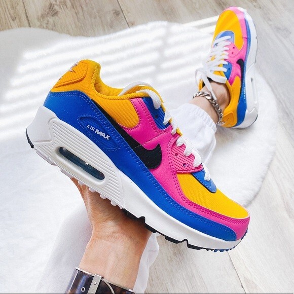 nike air max 90 university gold battle blue